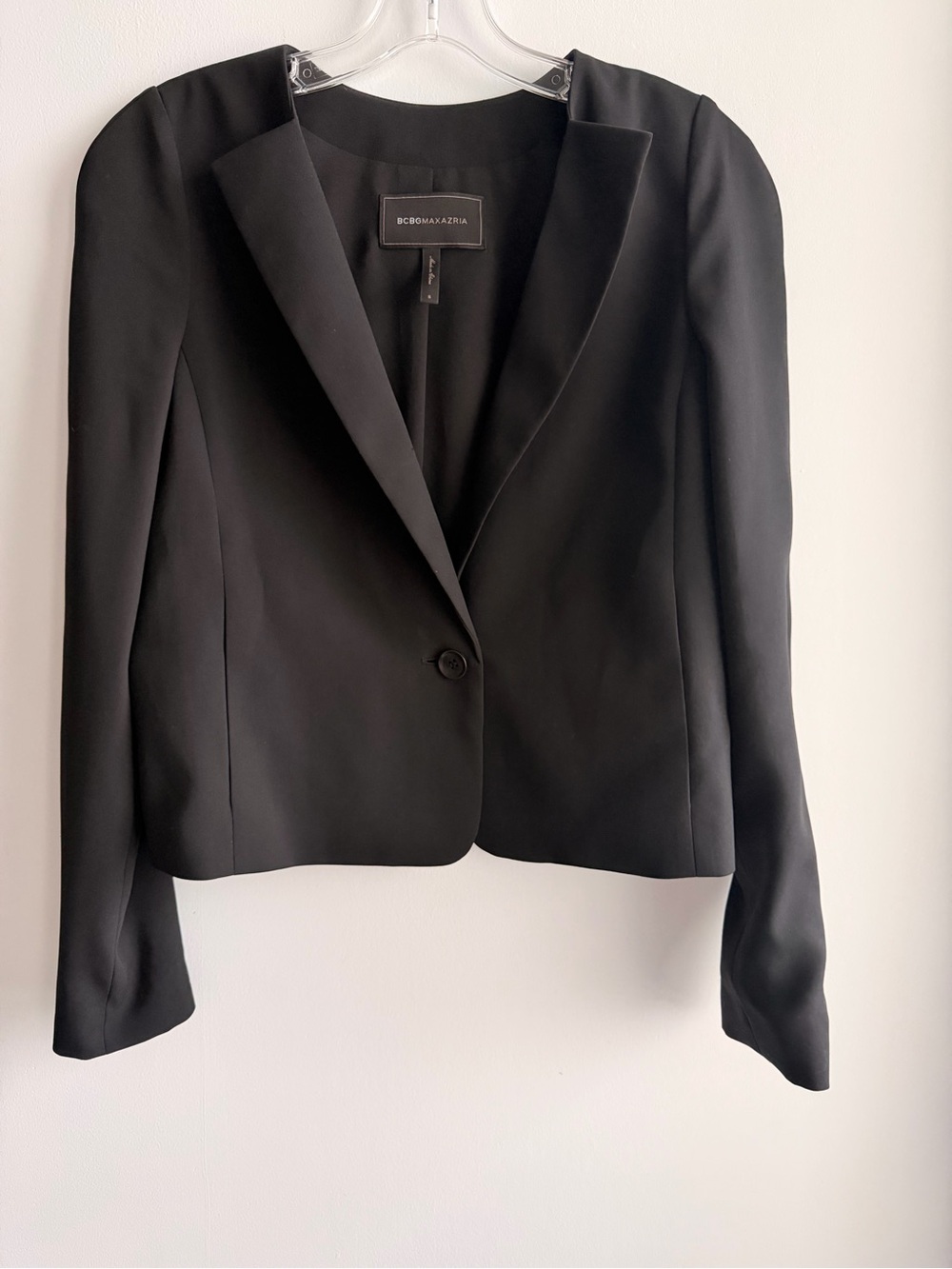 BCBGMaxAzria Black Single-Button Tailored Blazer